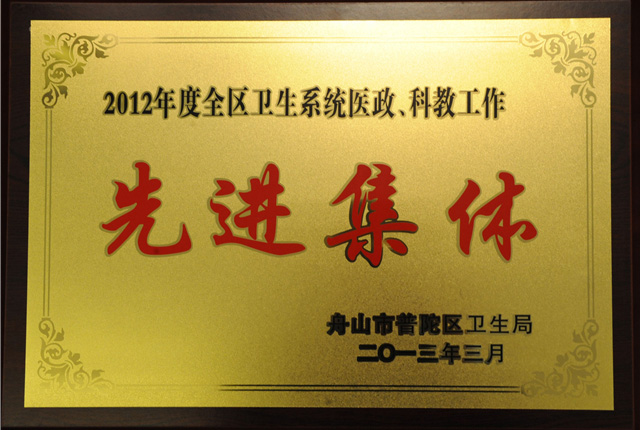 區(qū)衛(wèi)生系統(tǒng)醫(yī)政、醫(yī)教工作先進(jìn)集體